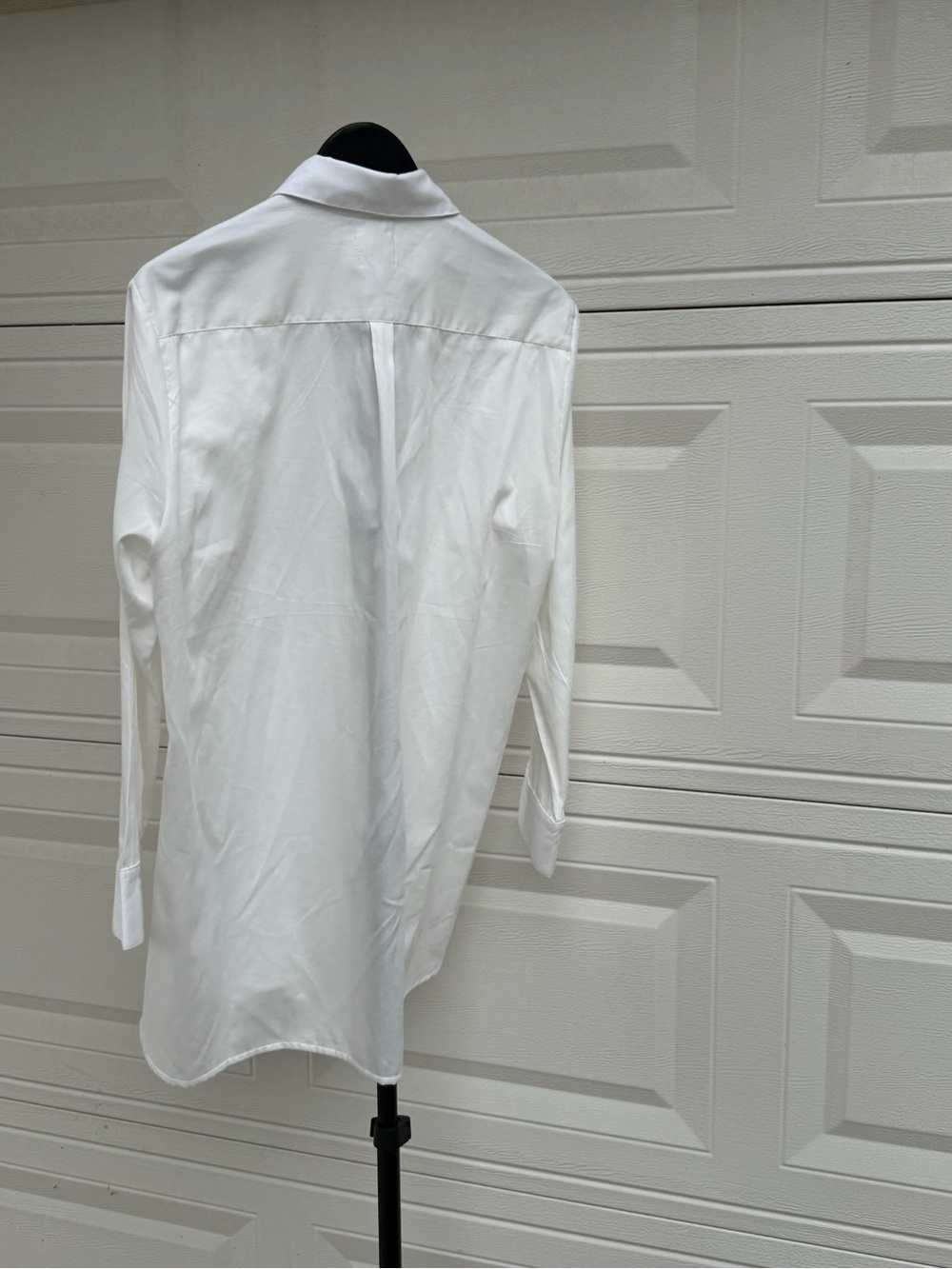Hara White Organic Cotton Embroidered Goddess Button Down Tunic Shirt L NWT - Picture 13 of 17